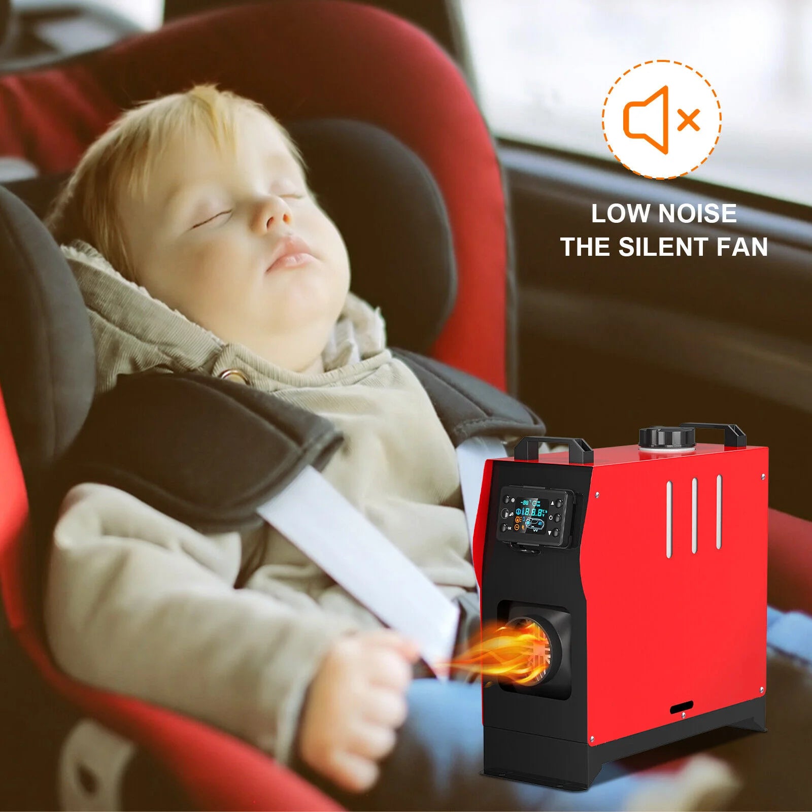 Diesel Heater 2KW Air Heater 12V&24V 5KW Car Heater Diesel with Automatic Start Stop Timer Switch Parking Heater for Car Truck