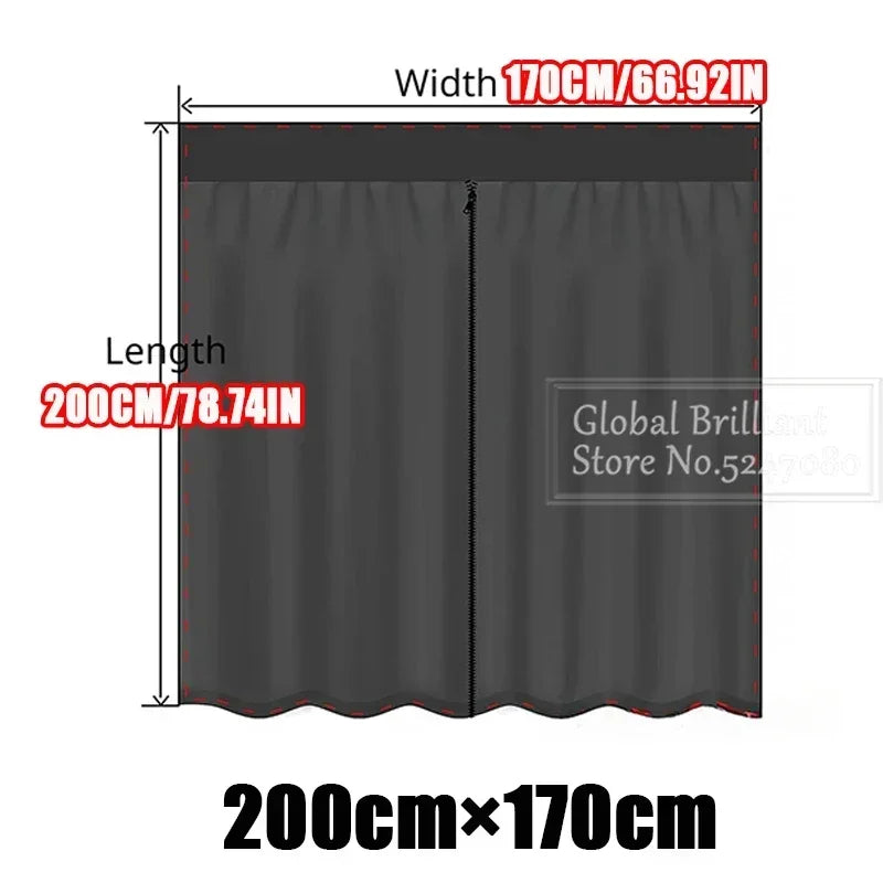 Universal Car Tailgate Mosquito Net Magnetic Curtains Ventilation Mesh Screen Sliding Door Flyscreen Van Fly Net for VW T5 T6