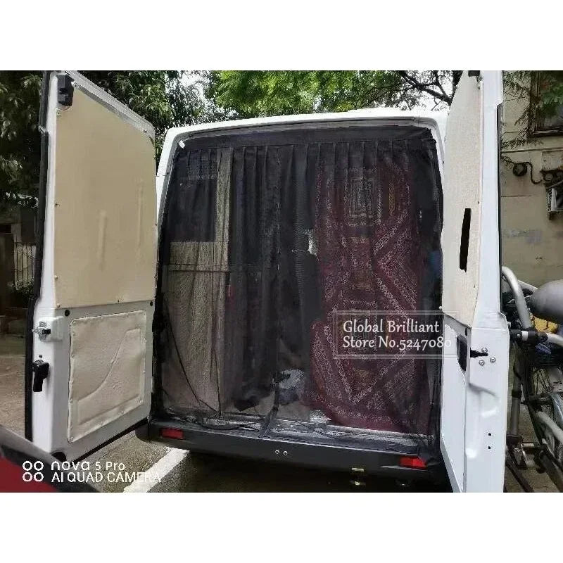 Universal Car Tailgate Mosquito Net Magnetic Curtains Ventilation Mesh Screen Sliding Door Flyscreen Van Fly Net for VW T5 T6